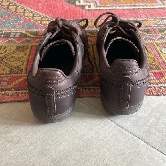 🦃 ADIDAS SAMBA BROGUE BROWN 🦃 - Picture 2 of 6